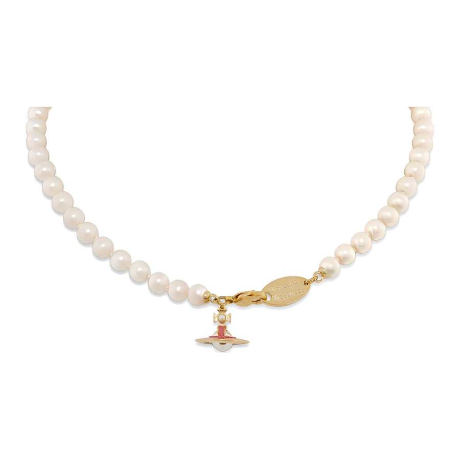 Vivienne Westwood Brass Necklaces Unisex Gold