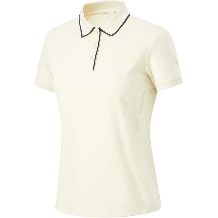 Li-Ning Li Ning Fitness Series Polo Shirt Women's Creamy Yellow