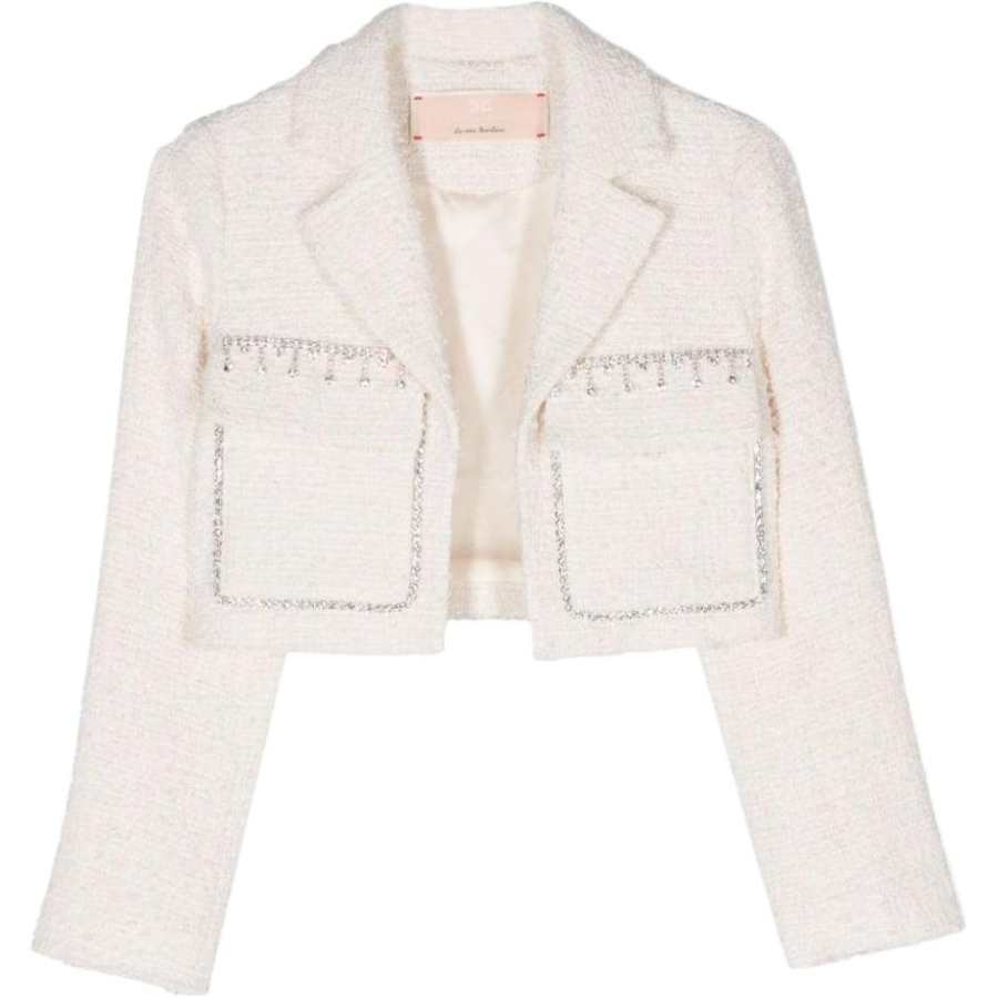 Elisabetta Franchi Kids Jackets Lapel Moderate