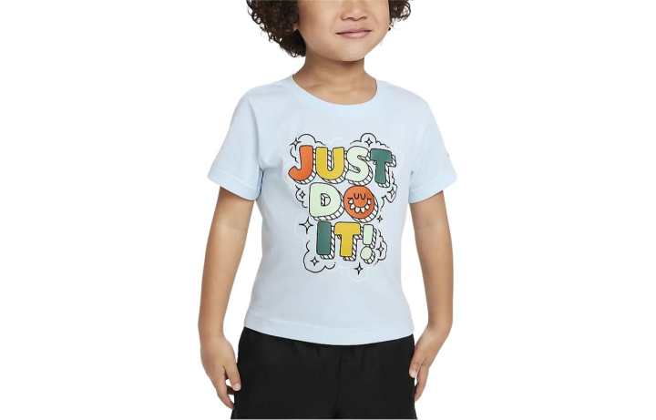 Nike Nike T Shirt Just Do It Glacier Blue Infant And Toddler