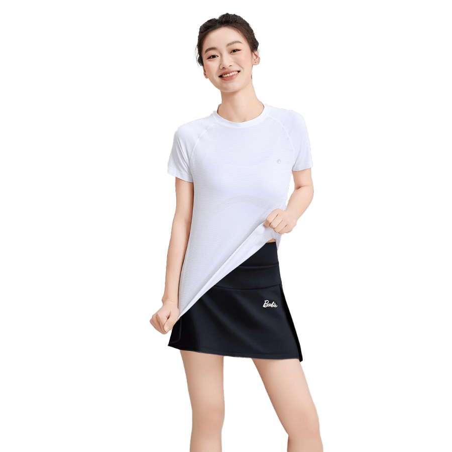 Barbie Fitness Sets Women's Crew Neck Thin
