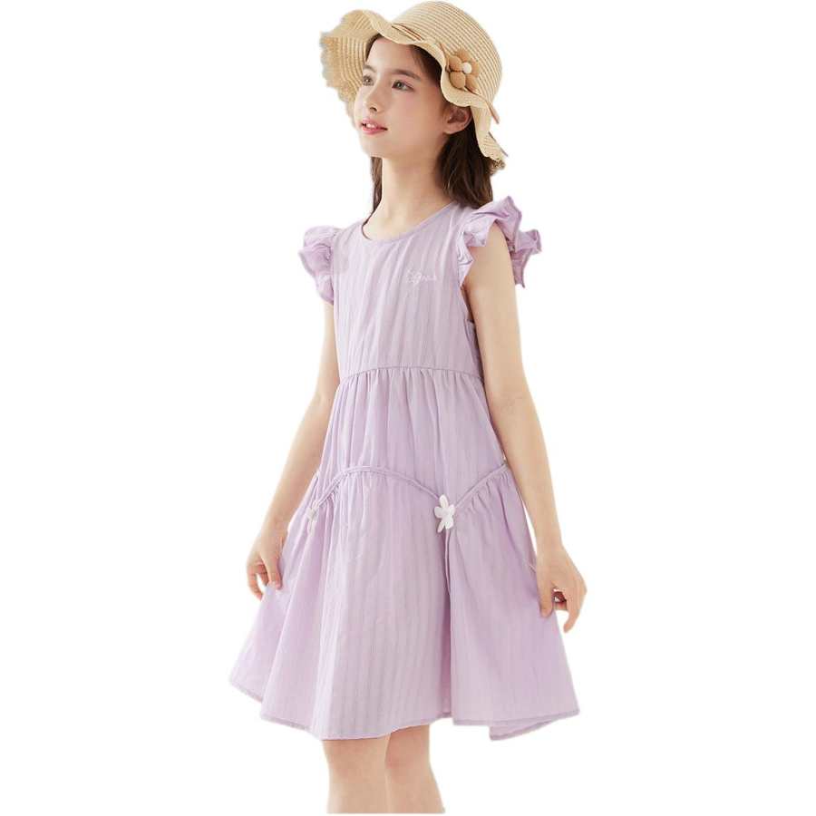 Disney Kids Dresses Crew Neck Moderate Mid Length