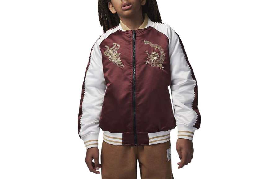 Jordan Jordan Jackets & Coats MJ Chinese New Year Dark Team Red Kids'