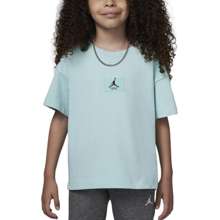 Jordan Jordan Flight Essentials T Shirt Light Dew Green Children Aged 3 7 Years Old