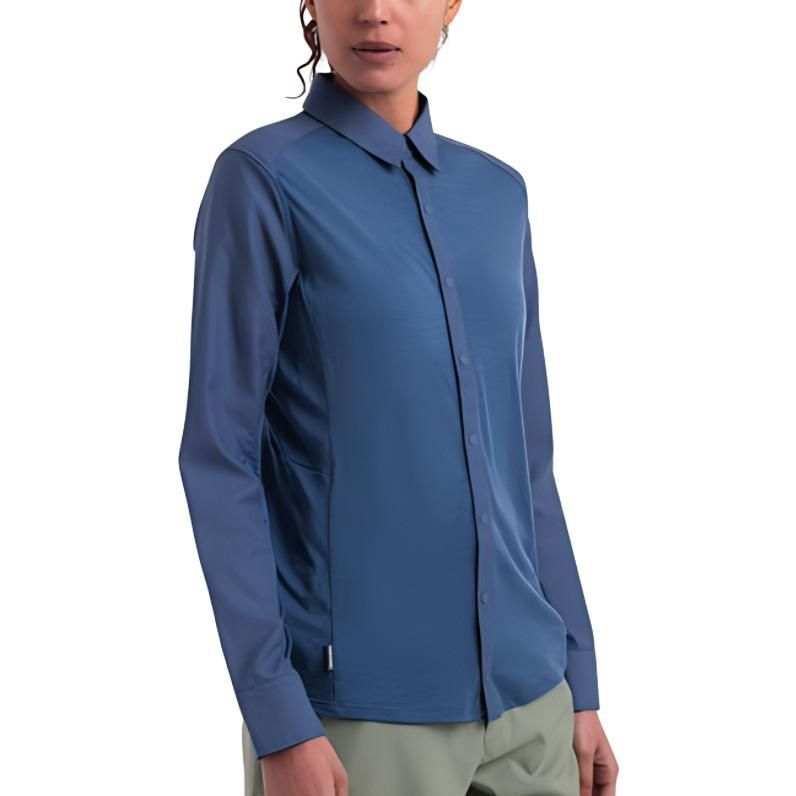 ICEBREAKER Shirt Women's Dark Magpie Cyan