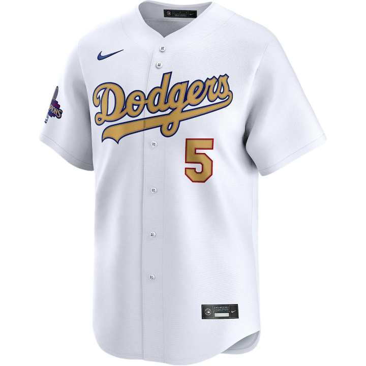 Nike Nike Freddie Freeman Los Angeles Dodgers 2024 World Series Champions Gold Men's Nike Dri FIT Adv Mlb Limited Jersey