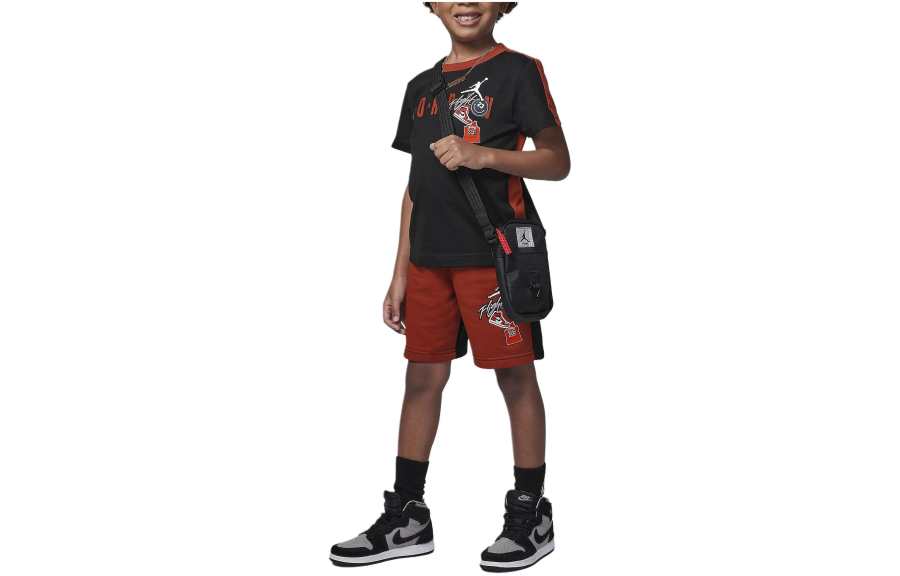 Jordan Jordan Casual Sportswear Black Red Kids'