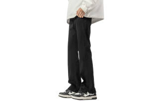 HCHUICHENG Jeans Unisex Moderate Straight Fit Pants