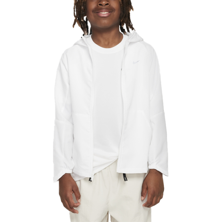 Nike Nike Jackets & Coats DRI FIT White/Silver Children Aged 3 7 Years Old
