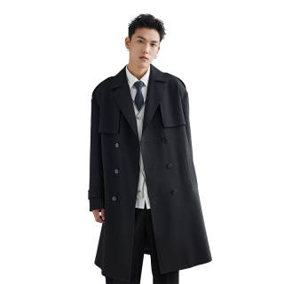 A.B.X Mid Length Spring Trench Coat Unisex