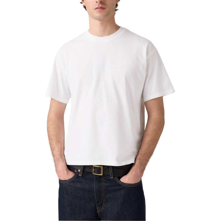 Levis Levis T Shirts Men's Bright White Crew Neck