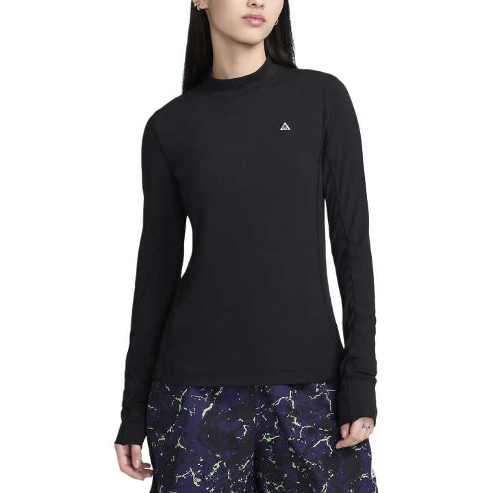 Nike Nike T Shirts Women's Black Half Turtleneck