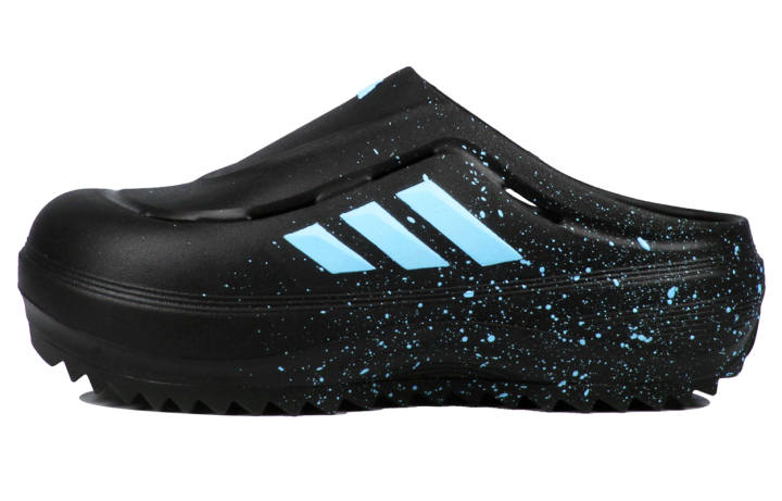 Adidas Adidas OZWAVE CLOG Abrasion Resistant Closed Toe Slippers Unisex Black Blue