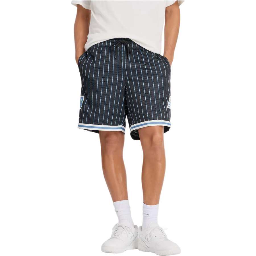 New Balance New Balance In Game pinstripe mesh track shorts