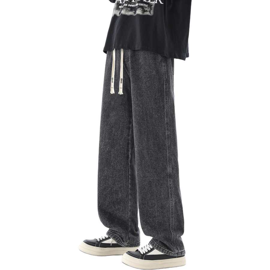 MATCHA STORY Jeans Unisex Moderate Straight Fit Pants
