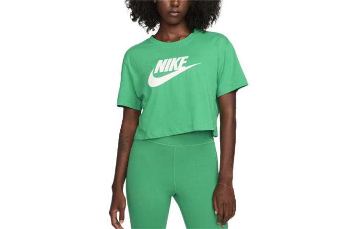 Nike Nike Drop Shoulder Sleeve T Shirt Women's Stadium Green