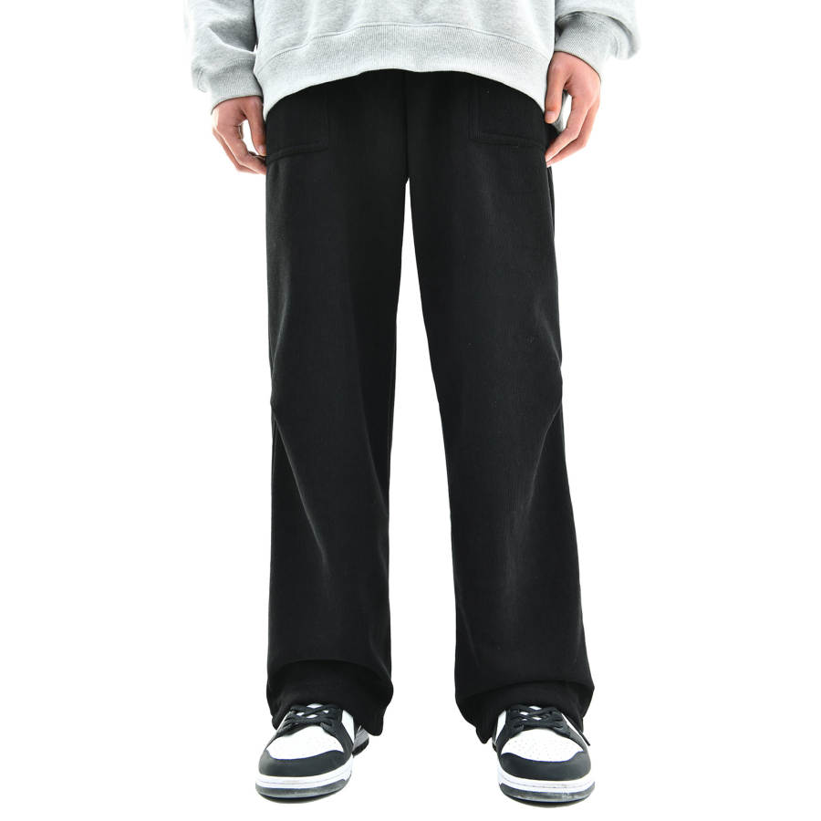 ZMOH Casual Pants Unisex Thickened Straight Fit Pants