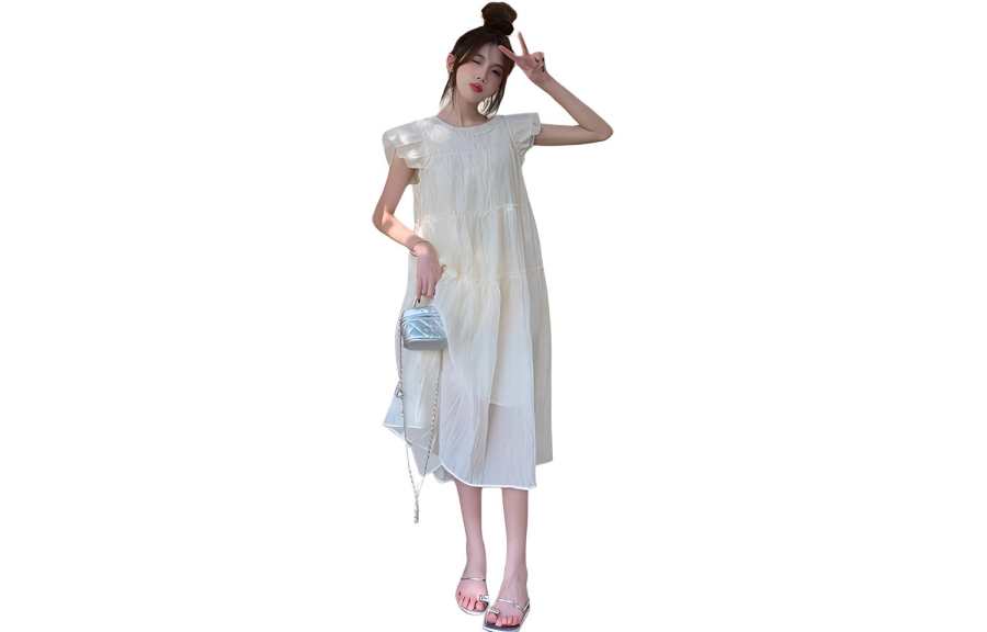 PAVLISOVA Short Sleeved Dress Women's White