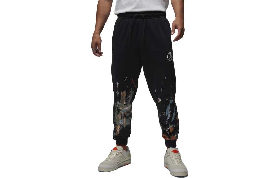 Jordan Jordan FLT ARTST FLC Knitted Sweatpants Men's Black