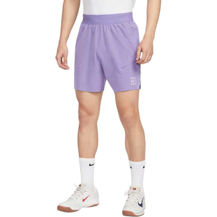 Nike Nike Court AdvantageDri Fit Tennis Bottom Men's Soft Purple/White