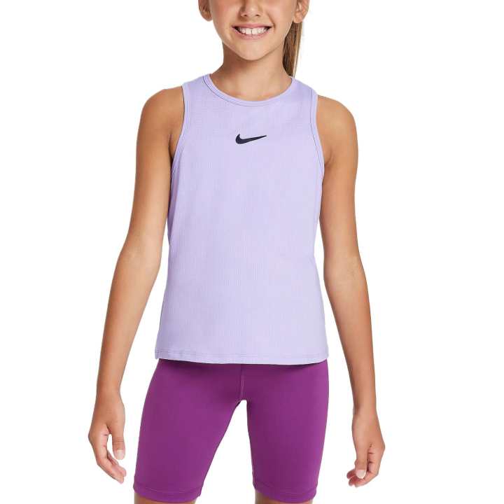 Nike Nike Tank Top Dri Fit Hydrangea Purple/Black Teenagers