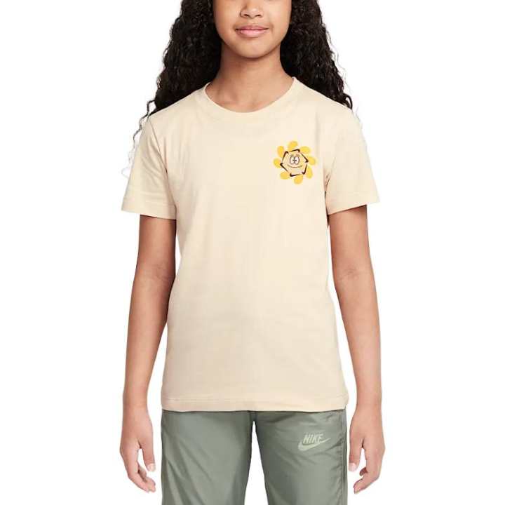 Nike Nike Sportswear T Shirt Dune White Kids'