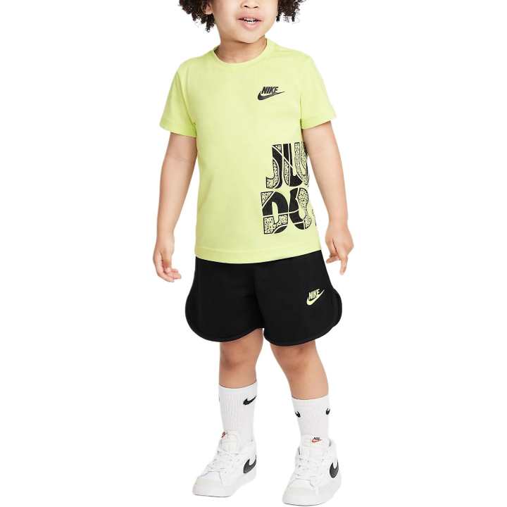 Nike Nike T Shirt Toddler 'Just Do It' Wrap Lemon Twist Infant And Toddler