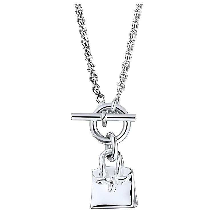HERMES HERMES 925 Sterling Silver Necklaces Women's