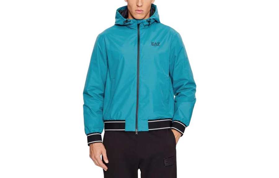 EMPORIO ARMANI EA7 Jackets & Coats Men's Blue