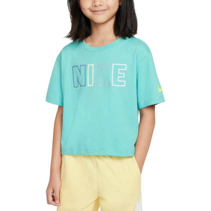 Nike Nike T Shirt Green Frost Children Aged 3 7 Years Old