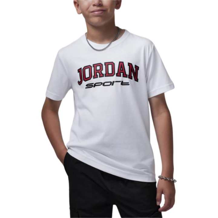 Jordan Jordan Dri FITSport T Shirt White Teenagers