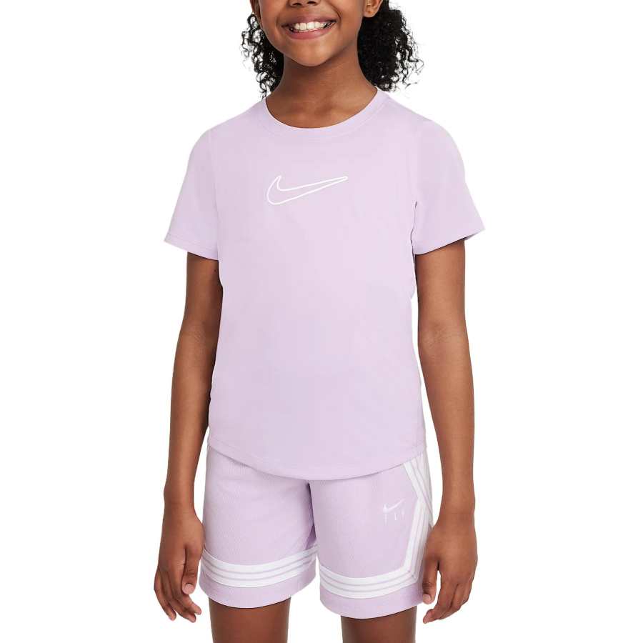Nike Nike Dri FitSwoosh T Shirt Doll/White Teenagers
