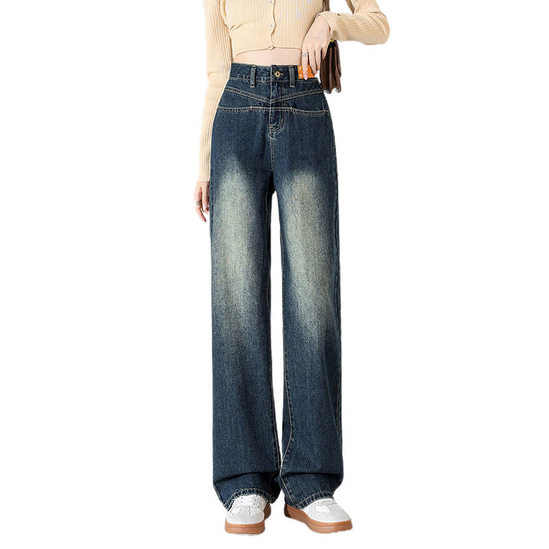 BALENO Jeans Women's Blue Moderate Wide Leg Pants