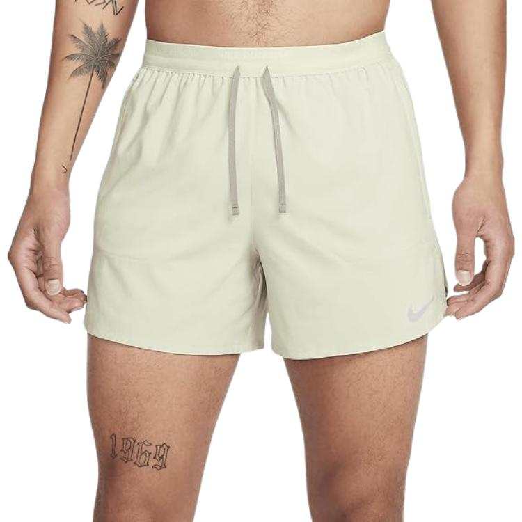 Nike Nike Dri FIT 5' Brief Lined Running Shorts Casual Shorts Men's Green