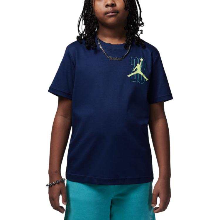Jordan Jordan T Shirt Dark Navy Blue Kids'
