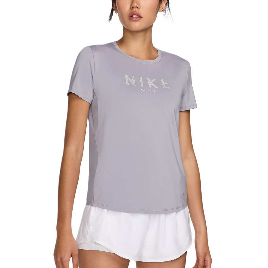 Nike Nike Dri Fit One T Shirt Women's Concrete Gray
