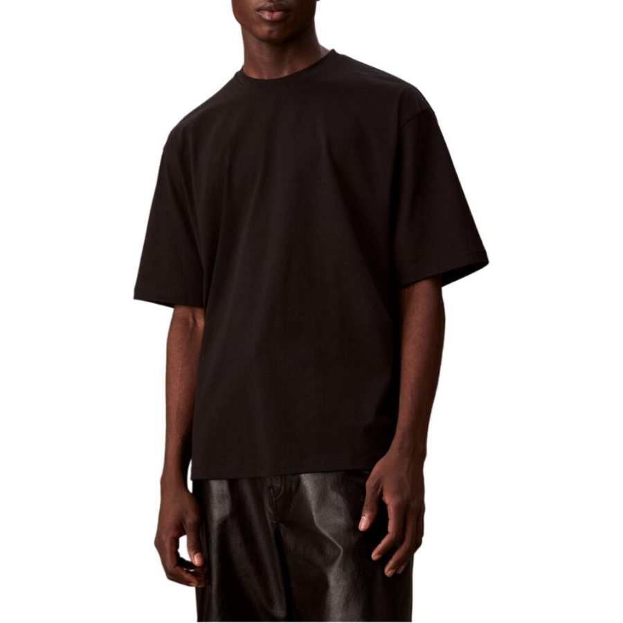 Calvin Klein T Shirts Men's Black Crew Neck