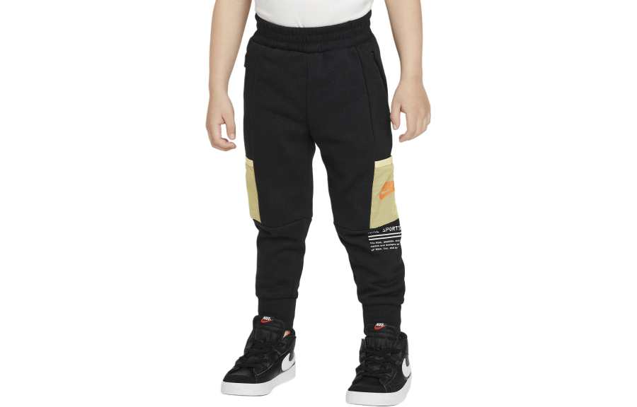 Nike Nike Kids' Apparel Sportswear Paint Your Future Toddler French Terry Pants Casual Pants Kids' Black