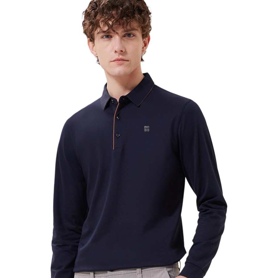 Hodo Polo Shirts Men's Lapel Moderate Straight Fit