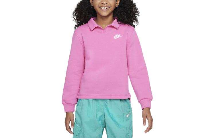 Nike Nike Kids' Top Sportswear Club Fleece Naughty Pink Kids'