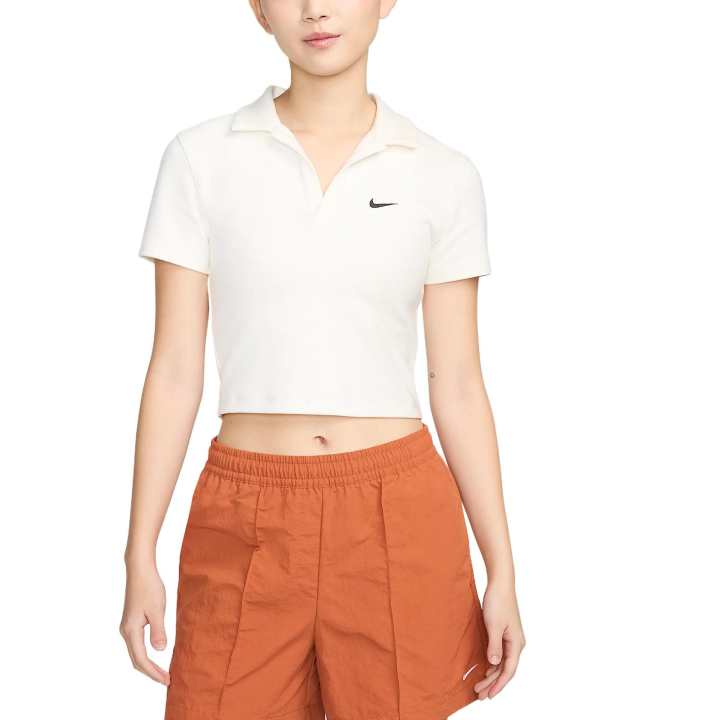 Nike Nike Sportswear Essentials Polo Shirt Women's White