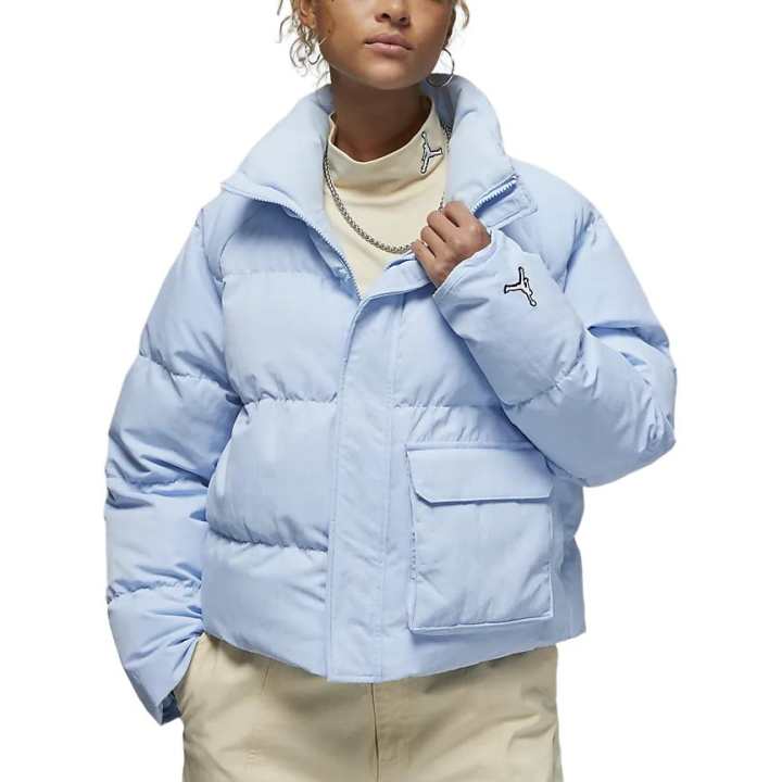 Jordan Jordan Flight Puffer Jacket Women's Ice Blue