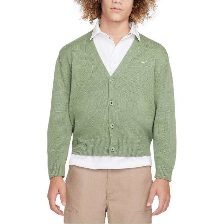 Nike Nike Sweater Kids' Apparel Sportswear Metro Ground Cardigan Oil Green Kids'