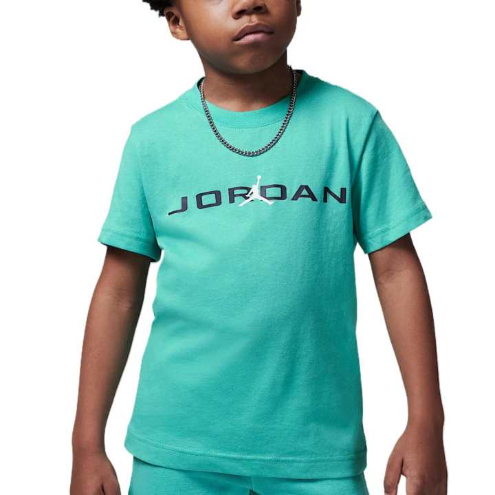 Jordan Jordan T Shirt SS25 Turquoise Children Aged 3 7 Years Old