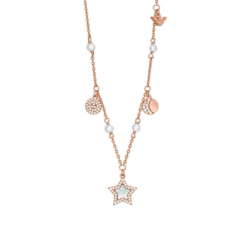 EMPORIO ARMANI Necklaces Women's Rose Gold
