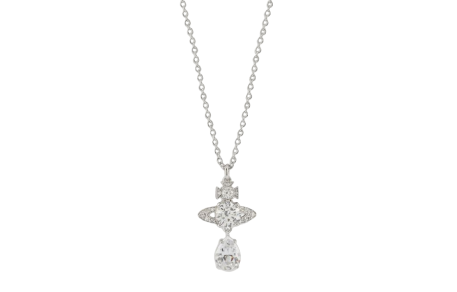 Vivienne Westwood Brass Necklaces Women's Silver White