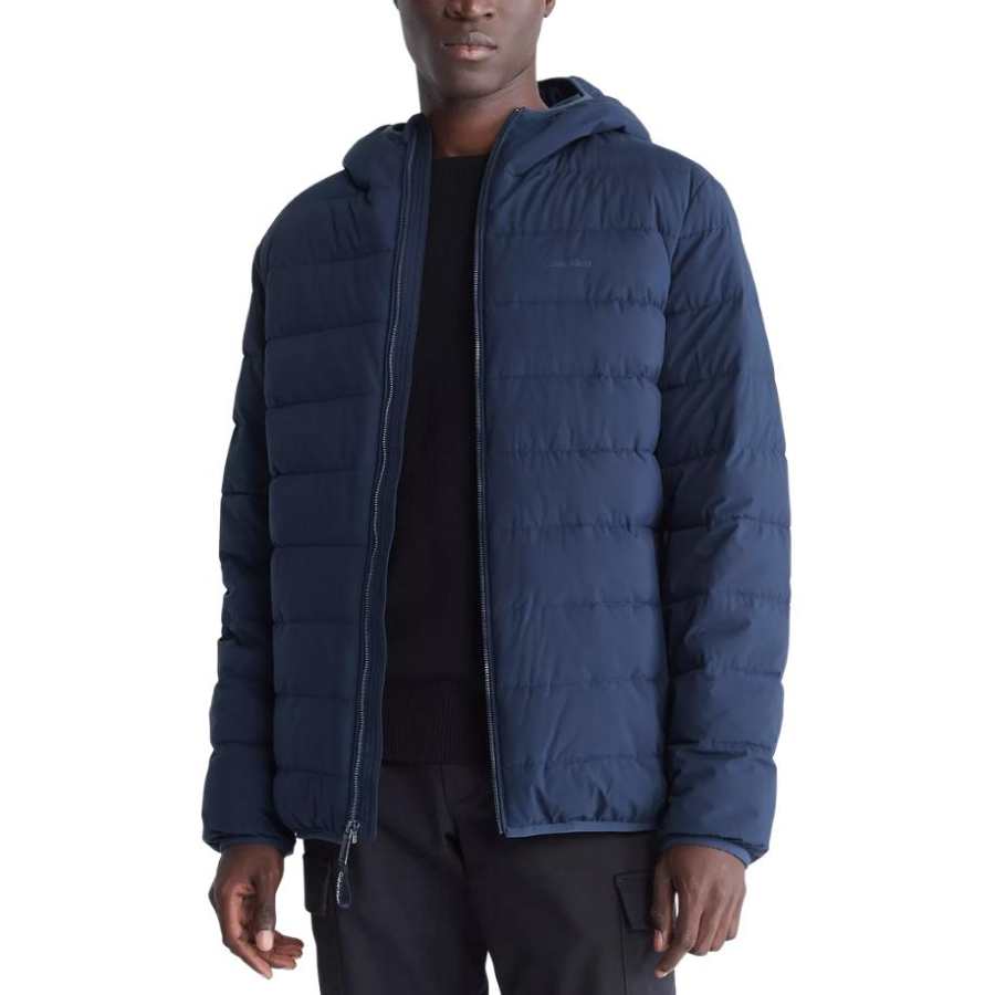 CALVIN KLEIN Puffer Jacket Men's Navy Blue