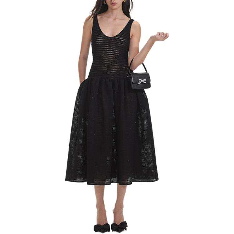 Self-portrait Self portrait Sleeveless Dress Women's Classic Black