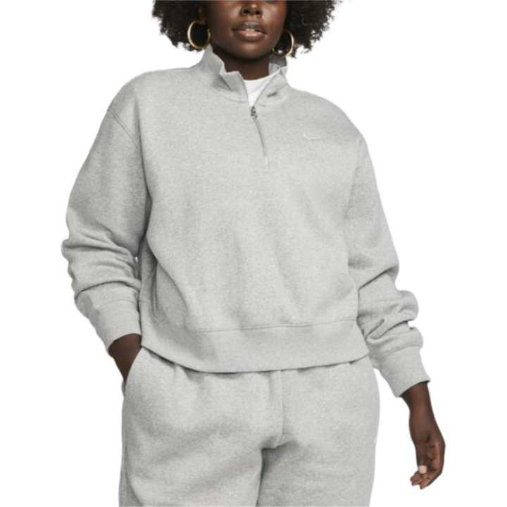 Nike Nike Sweatshirts Women's Gray Stand Collar Moderate