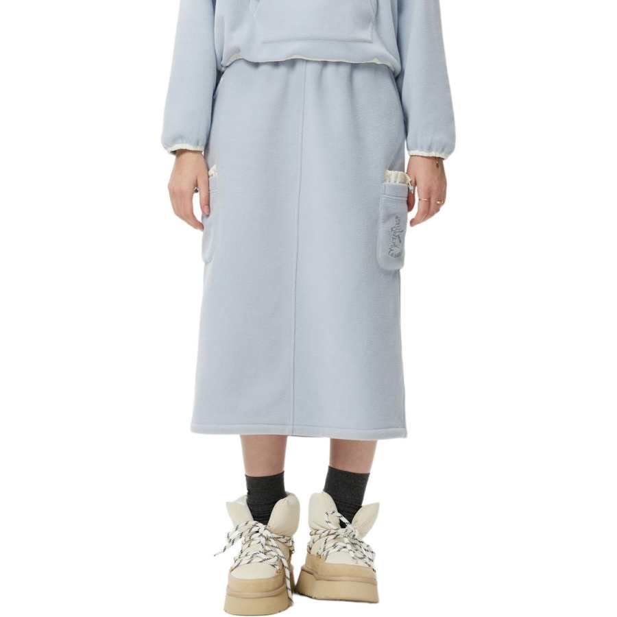 Teenie Weenie Casual Long Skirt Women's Light Blue